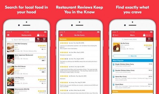 تطبيق توصيل الطعام GrubHub