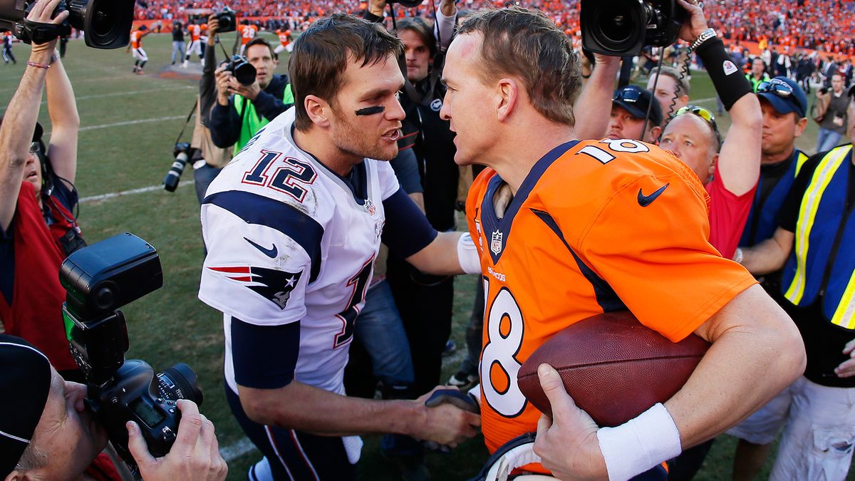 Tom Brady en Peyton Manning