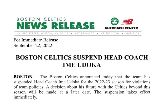 Boston Celtics-erklæring