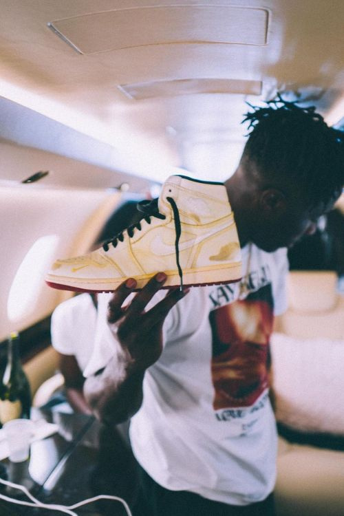   Nigel Sylvester zeigt im Bild seine erste Zusammenarbeit mit Air Jordan im Jahr 2018