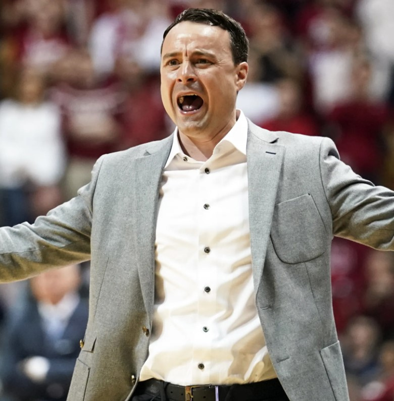   Archie Miller, entrenador de baloncesto de los Rhode Island Rams