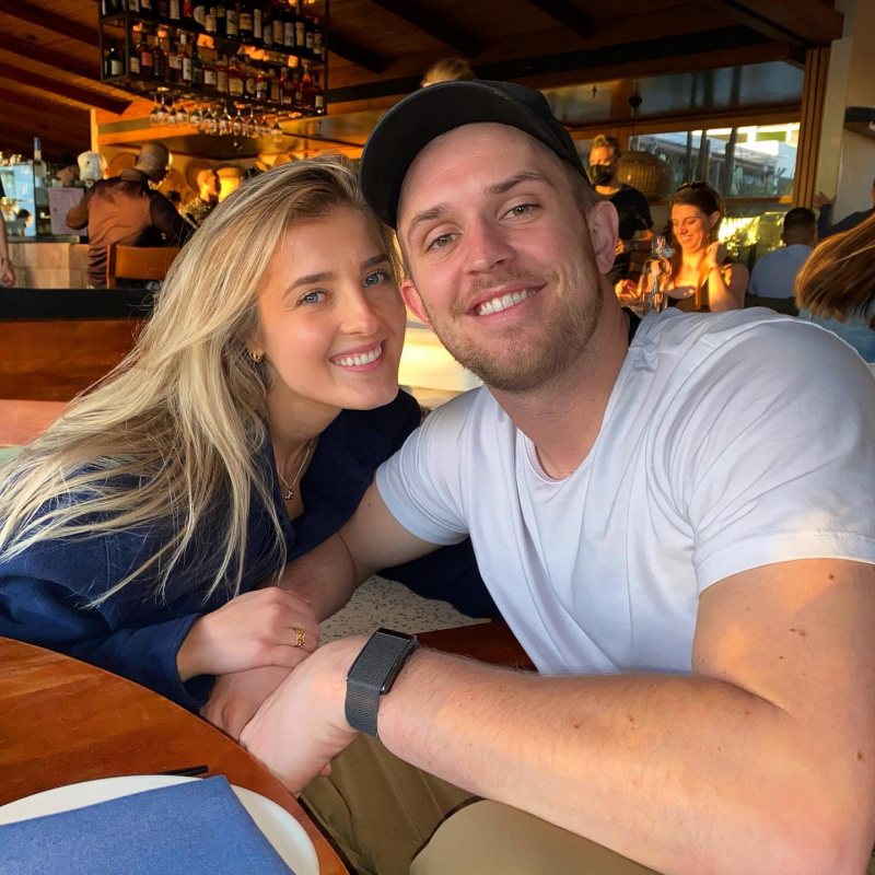 Jake Browning so svojou priateľkou Stephanie Niles