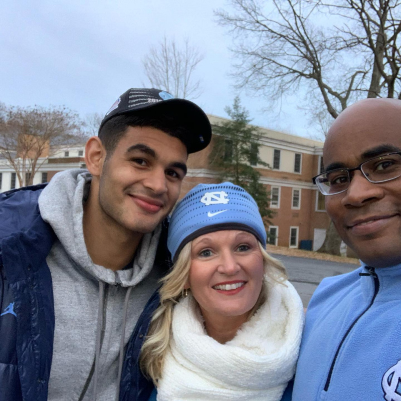   Chazz Surratt con i suoi genitori