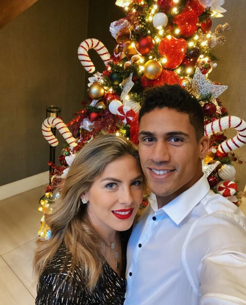 Raphael Varane fejrer jul