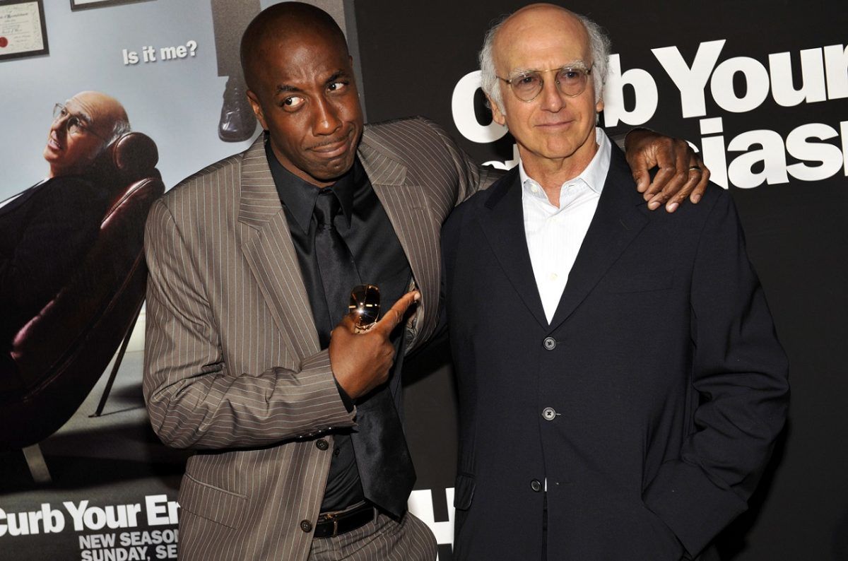 J.B Smoove i Larry David poziraju za fotografiju u a