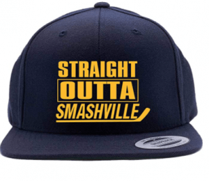 Nešvilio „Smashville“ skrybėlė jūsų autentiškam gerbėjui parodyti
